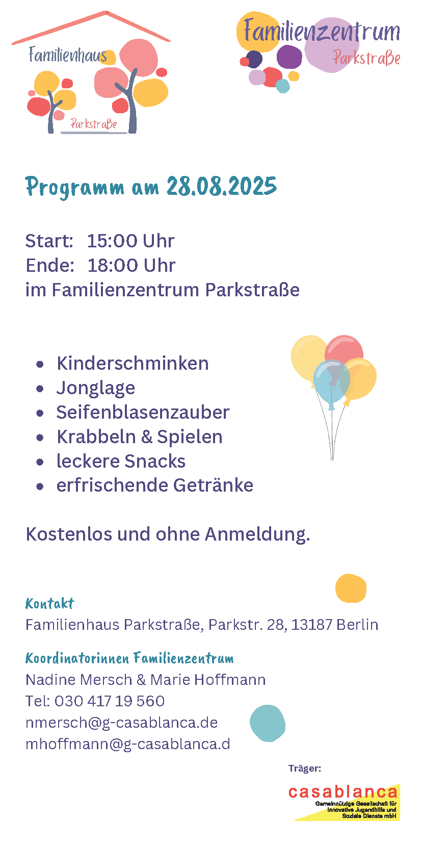 Sommerfest Familienhaus Parkstraße 1 Seite 2